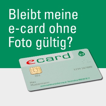 Mehr Informationen zum Thema: Sperre von e-cards ohne Foto