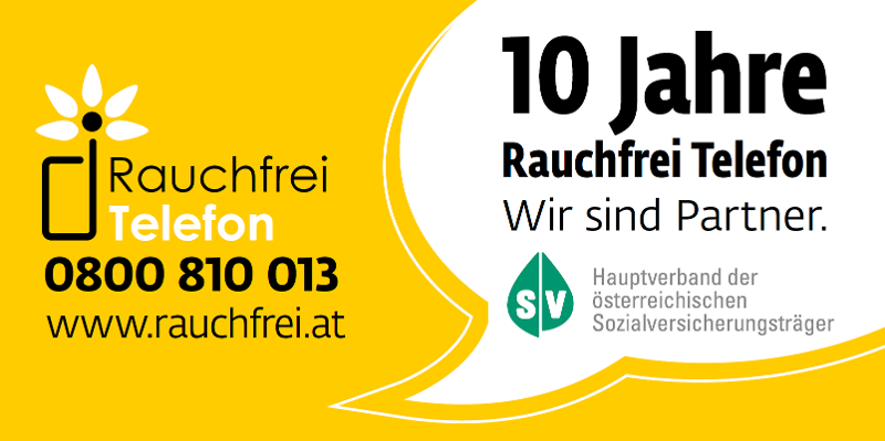 10 Jahre Rauchfrei-Telefon