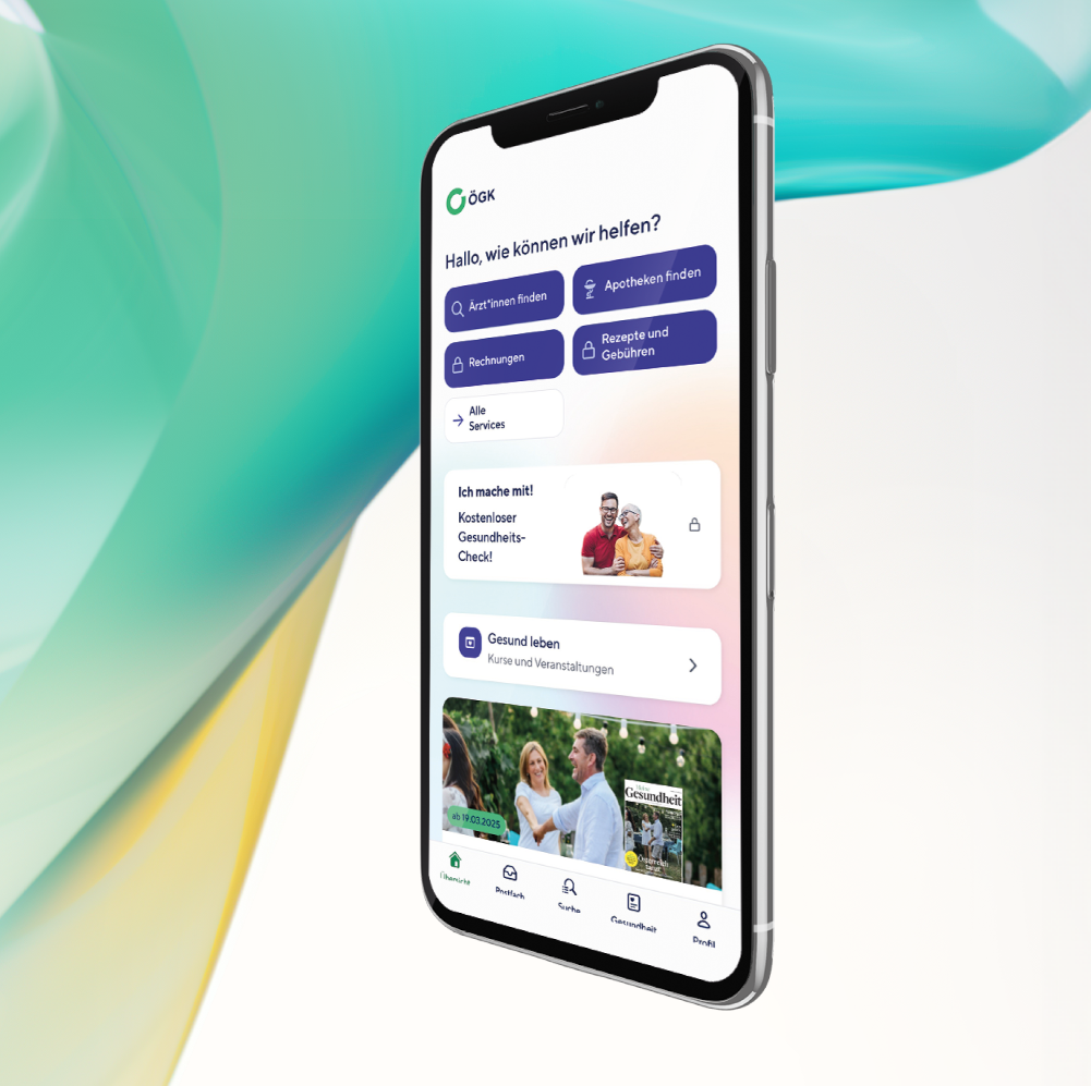 Mehr Informationen zum Thema: Meine ÖGK-App: Mehr Effizienz für Ärztinnen, Ärzte und Versicherte