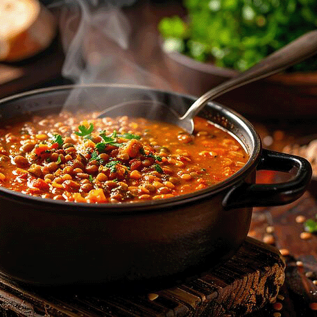 Mehr Informationen zum Thema: Linsen&shy;eintopf