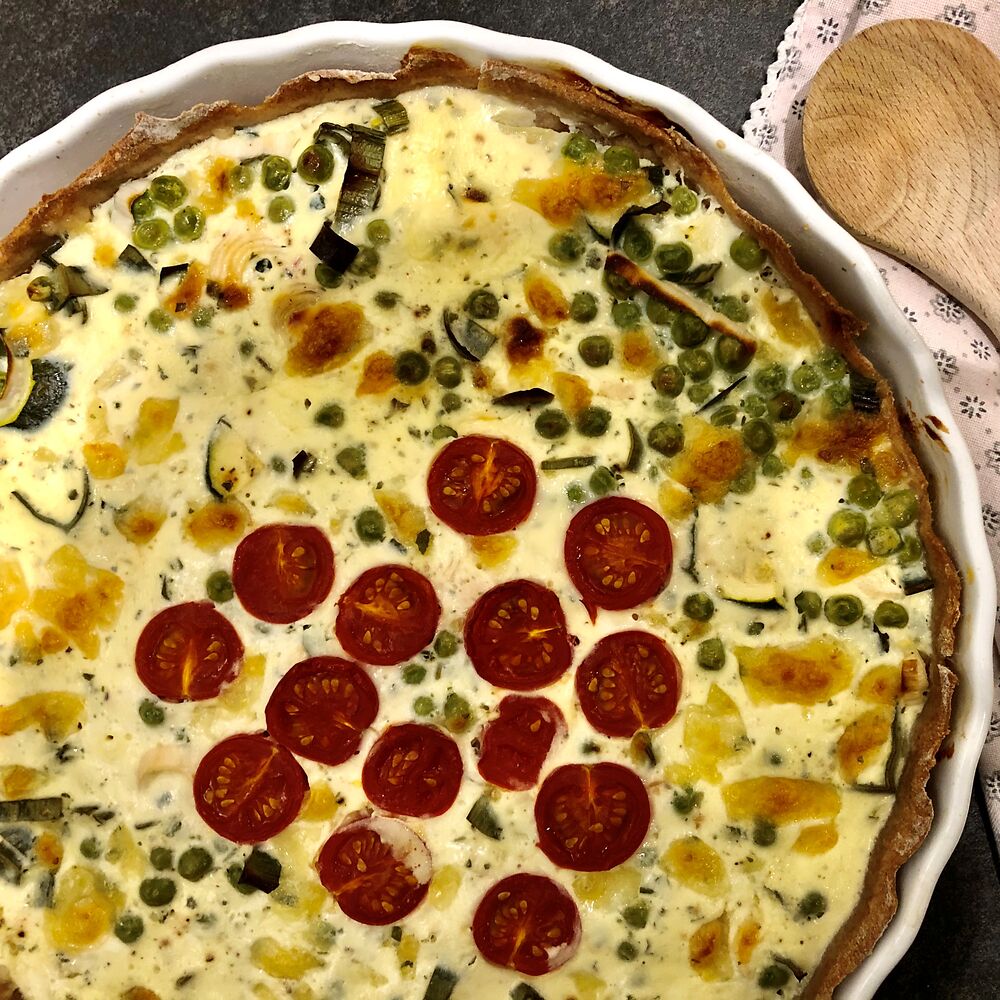 Mehr Informationen zum Thema: Gemüse-Quiche „4 Jahreszeiten“