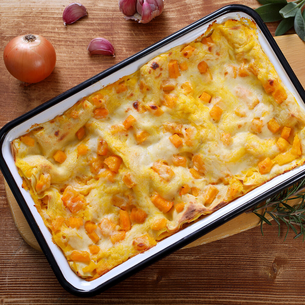Mehr Informationen zum Thema: Herzhafte Kürbis&shy;lasagne
